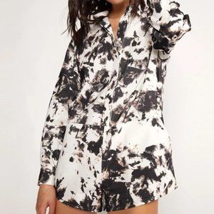 NWT Cynthia Rowley hendrix tie dye romper